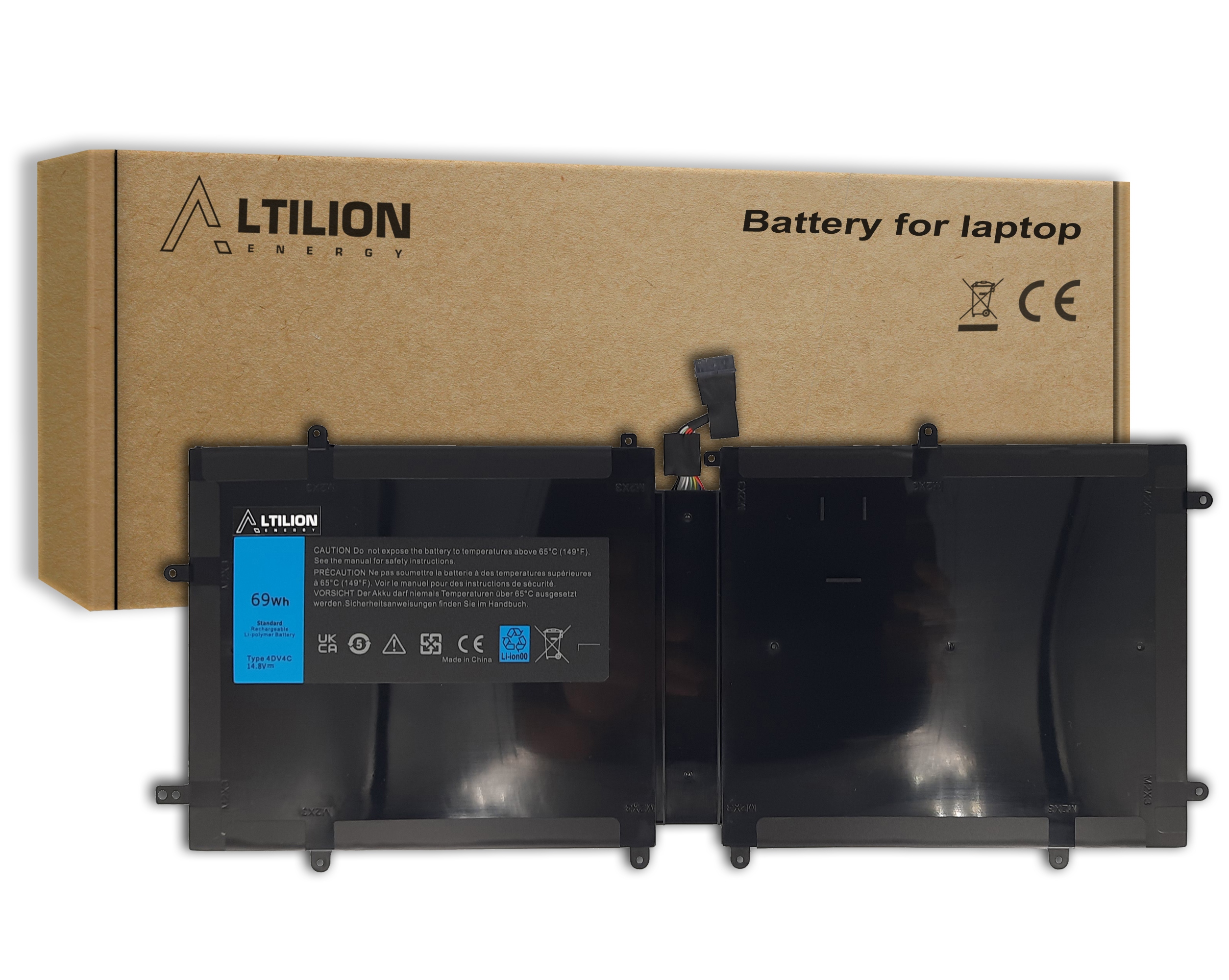 Batéria 4DV4C 63FK6 D10H3 pre Dell Xps 18 1810 1820