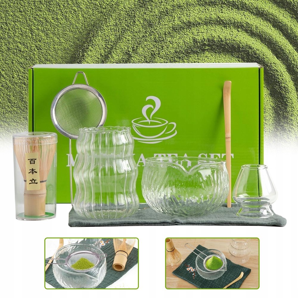 Bambusowy Zestaw Do Robienia Matchy, Zestaw Do Herbaty Matcha, Prezentowy