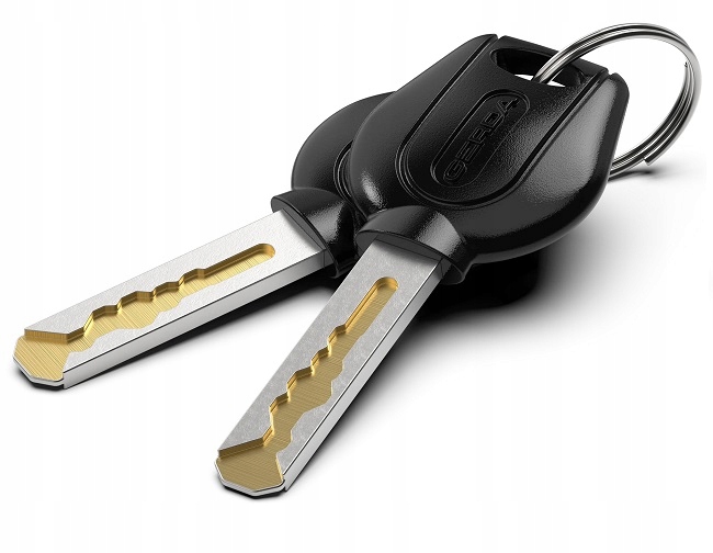 ŁAŃCUCH ZAPIĘCIE ROWEROWE GERDA CONTRA LINE 1200/6V BLOKADA do ROWERU KLUCZ Marka Gerda