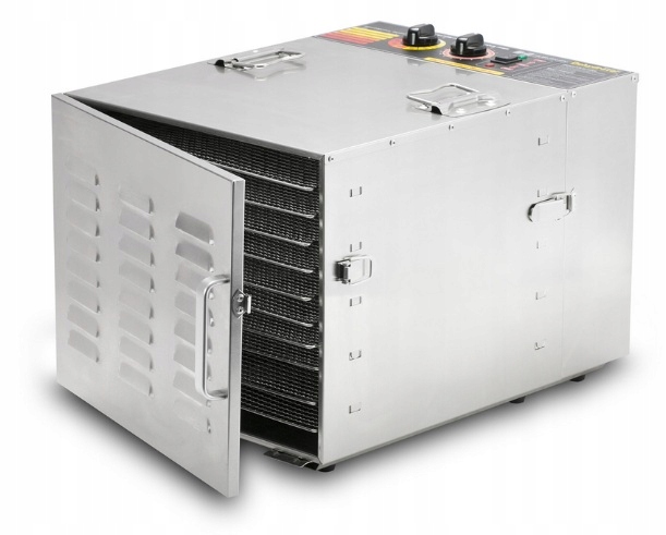 Sušička potravin 10 úrovní Dehydrator 40x40 cm 30-70 stupňů 1000 W HKN-DHD10
