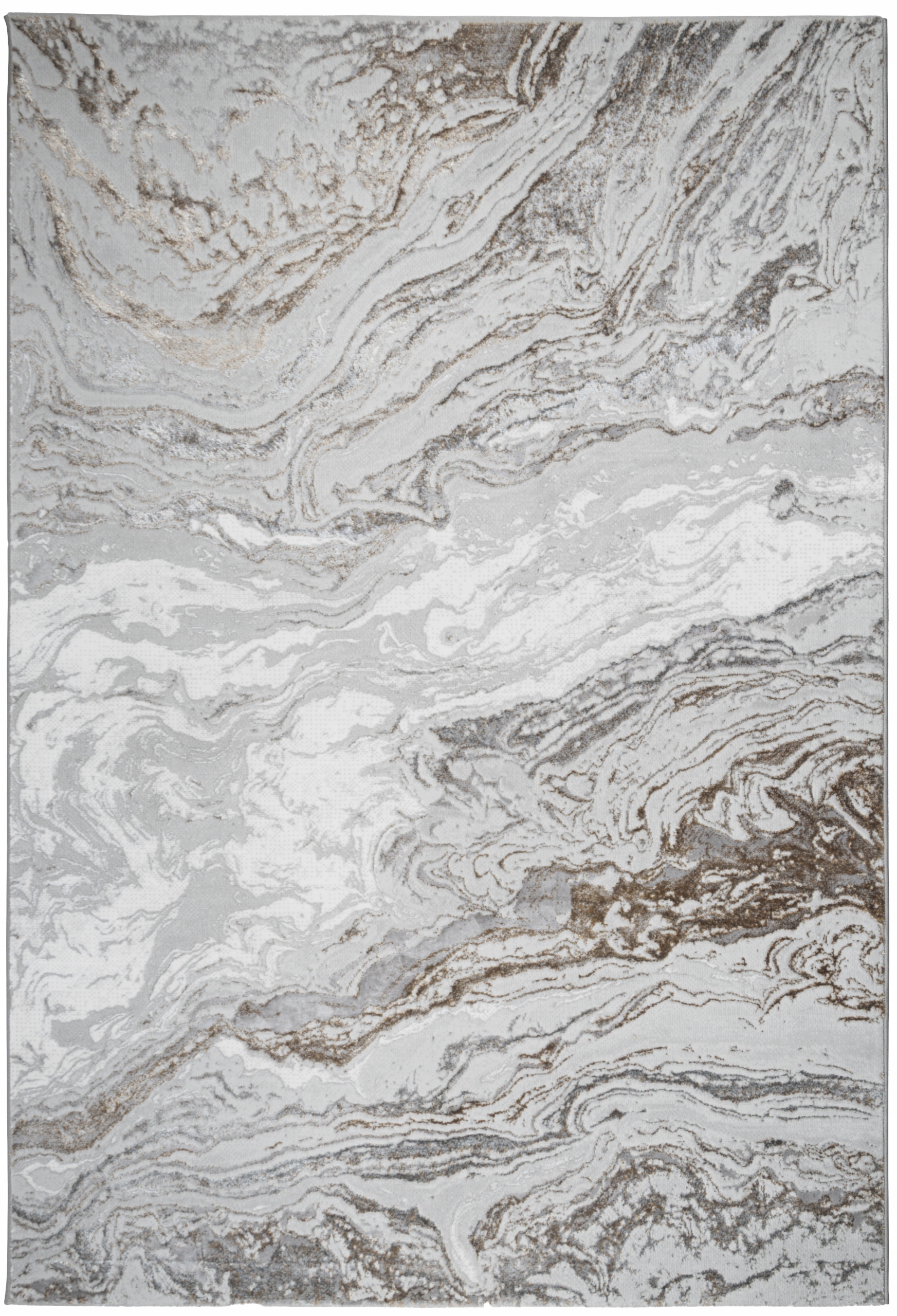 Koberec Sivý Moderný Glamour 80x150 Mramor Kamenný