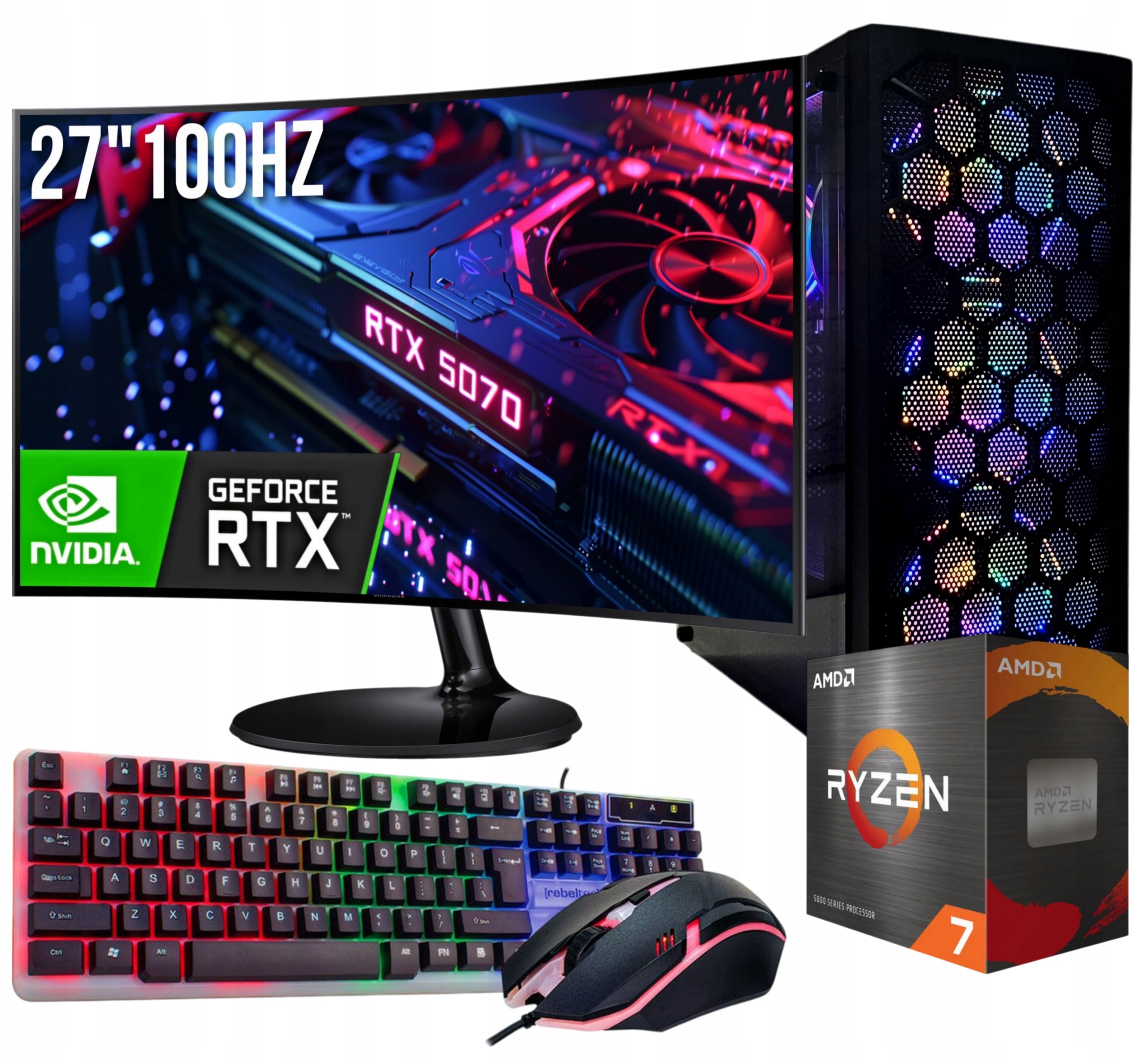 Sada Gamer Master Ryzen 7 32GB Ssd 1TB Rtx 5070 12GB