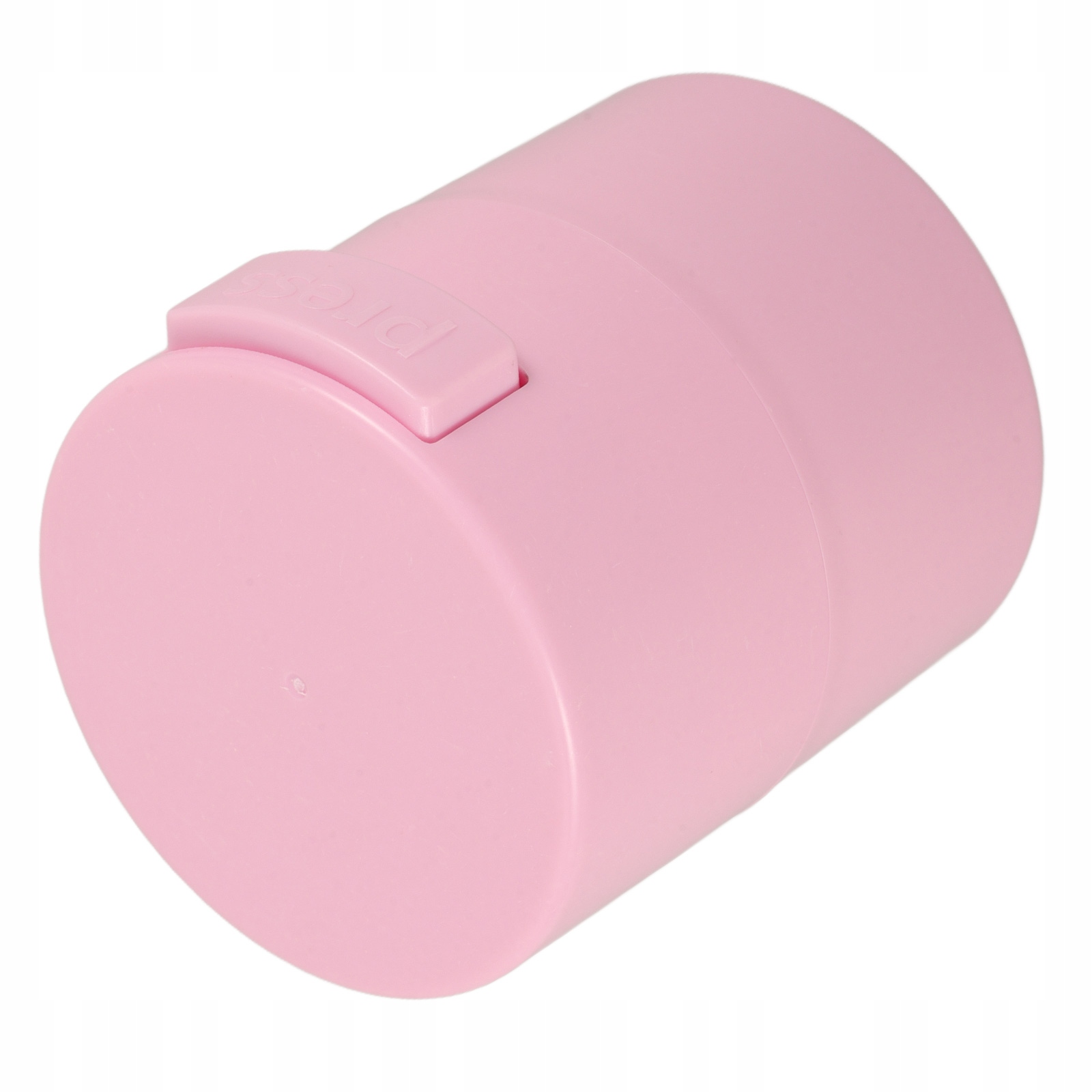 RÓŻOWY ZBIORNIK DO PRZECHOWYWANIA KLEJU DO RZĘS Z USZCZELKĄ PRÓŻNIOWĄ I DOZOWANIEM PRASY