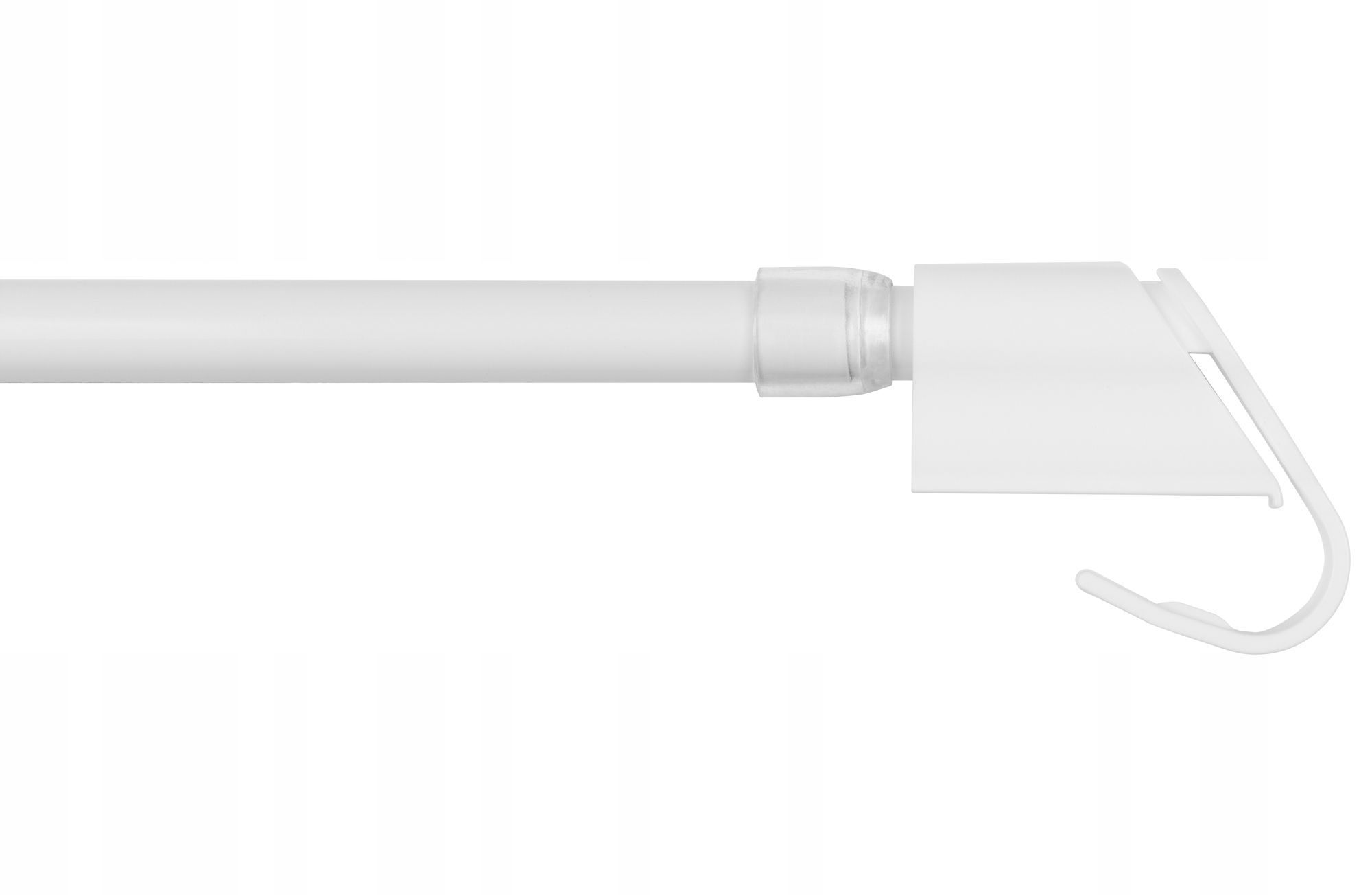 Mini Karnisz Zazdrostka kolory FLEX 75-125 cm Kolor biały srebrny