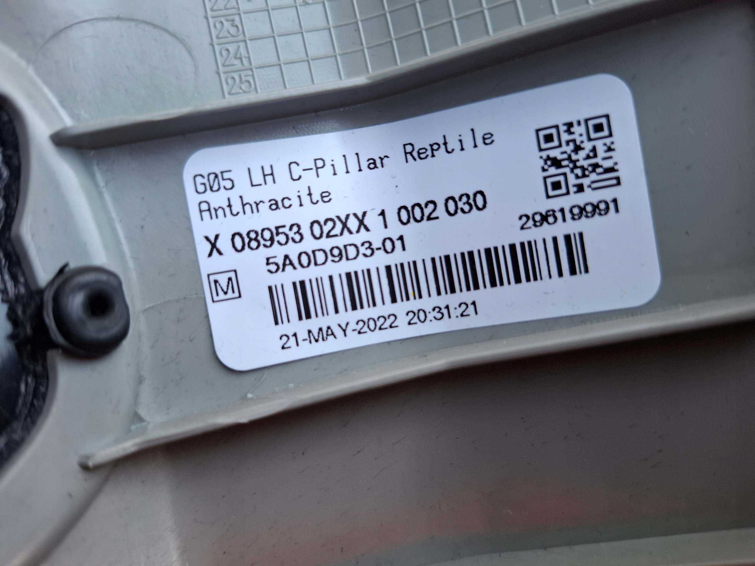 Blende Abdeckung SLUPKA links heck BMW X5 G05 22r 5A0D9D3