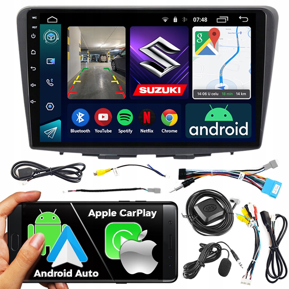 Autorádio 2DIN Ncs RS-305 Suzuki Baleno 2016-2019 Android Navigace