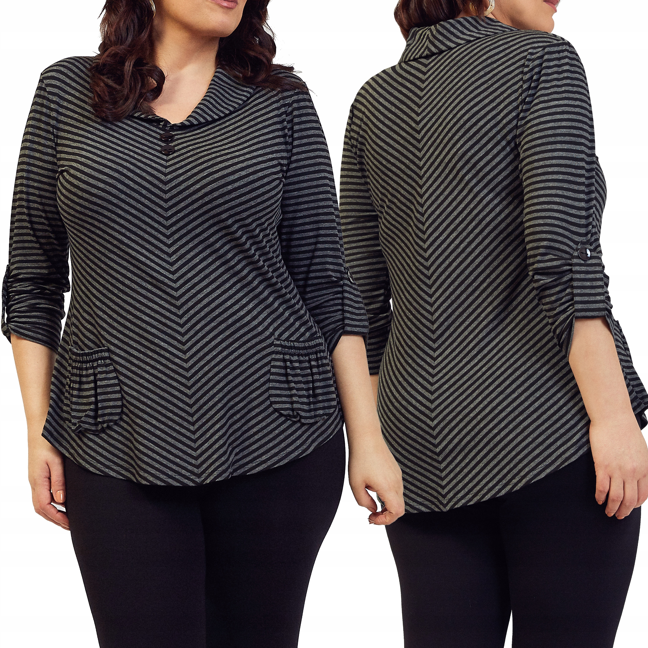 

Tunika Damska Duze Rozmiary Plus Size Elegancka