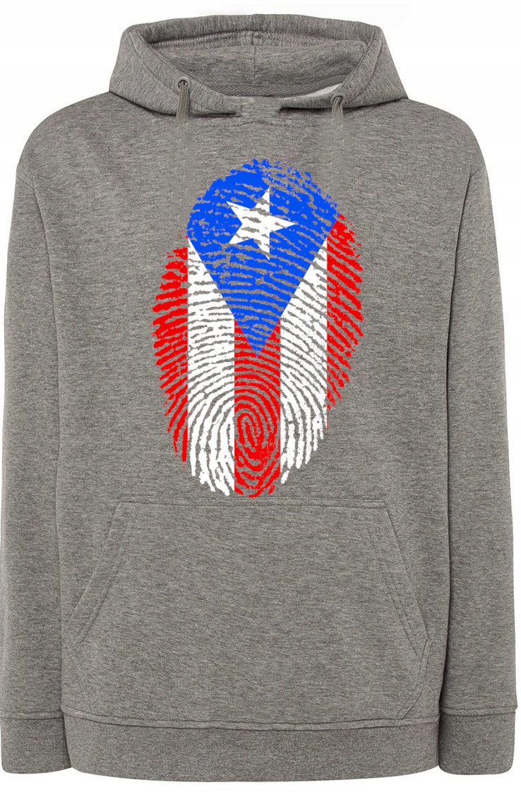Portoriko Vlajka Otisk Pánská Mikina vel. 3XL