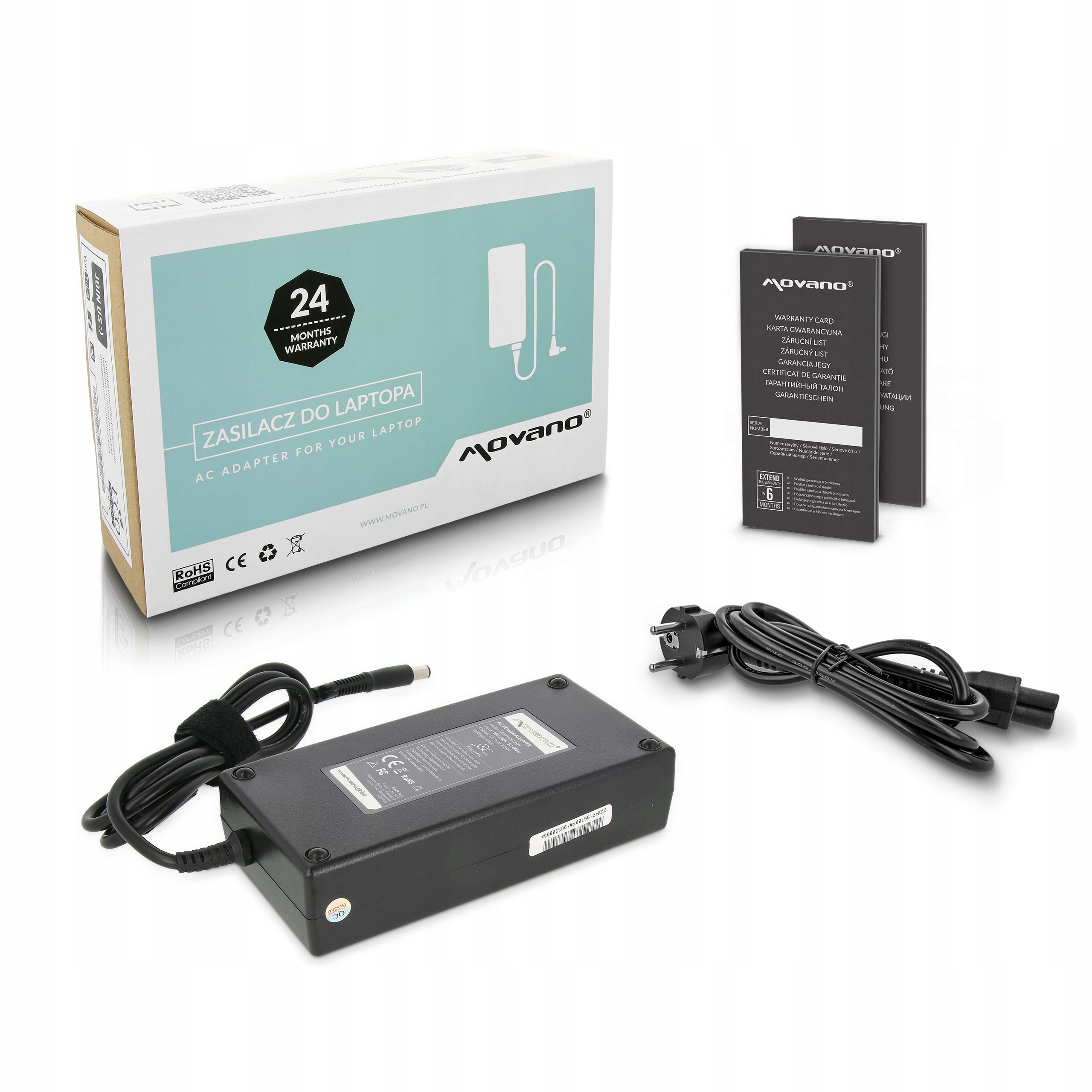 

Zasilacz Movano 19.5v 7.69a 7.4x5.0 pin 150W do Hp