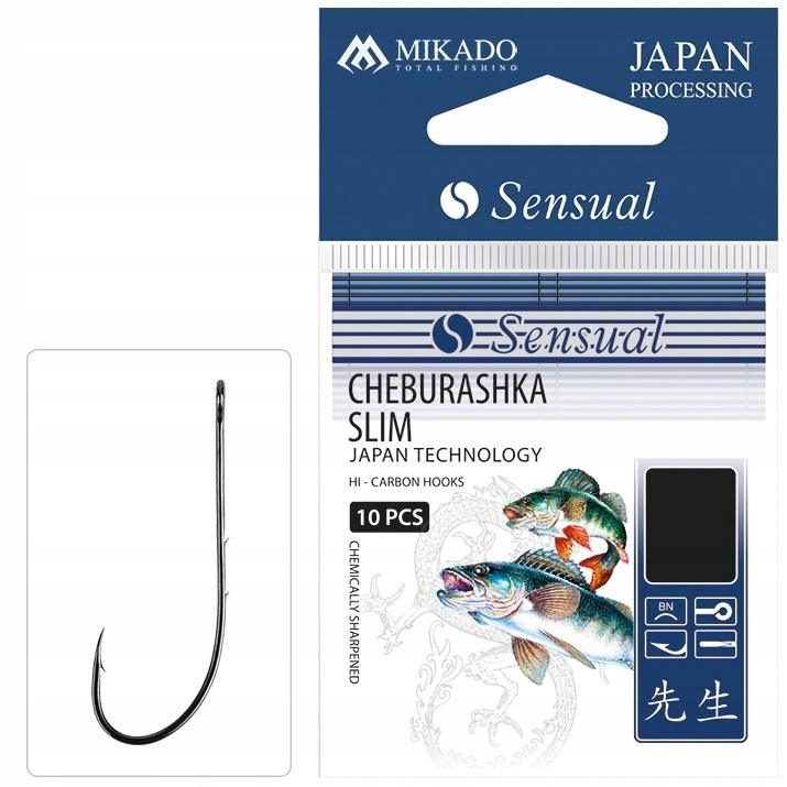 Haki Do Czeburaszki Mikado Sensual Cheburashki Slim Rozmar 5/0 6szt
