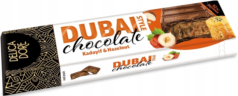 Levně Delicadore Čokoláda s ořechovou náplní a kataifi 70 g 24 ks