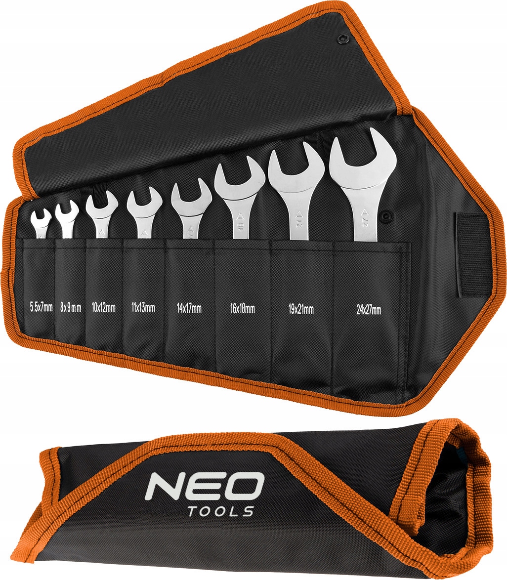 

Neo Klucze Płaskie Dwustronne cienkie 8szt Etui