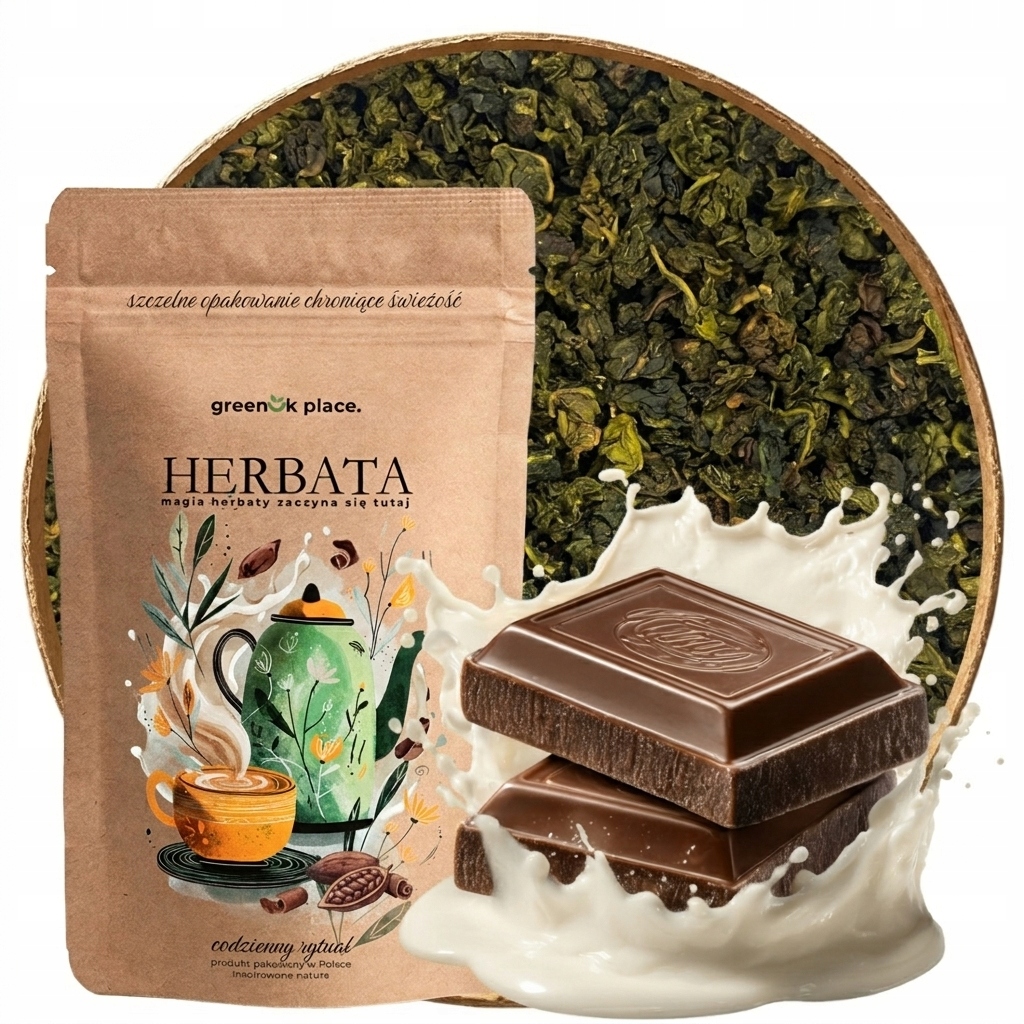 Čaj Oolong Mléčná Čokoláda 1000 g aromatická mléčná čokoláda 1 kg Velkoobchod