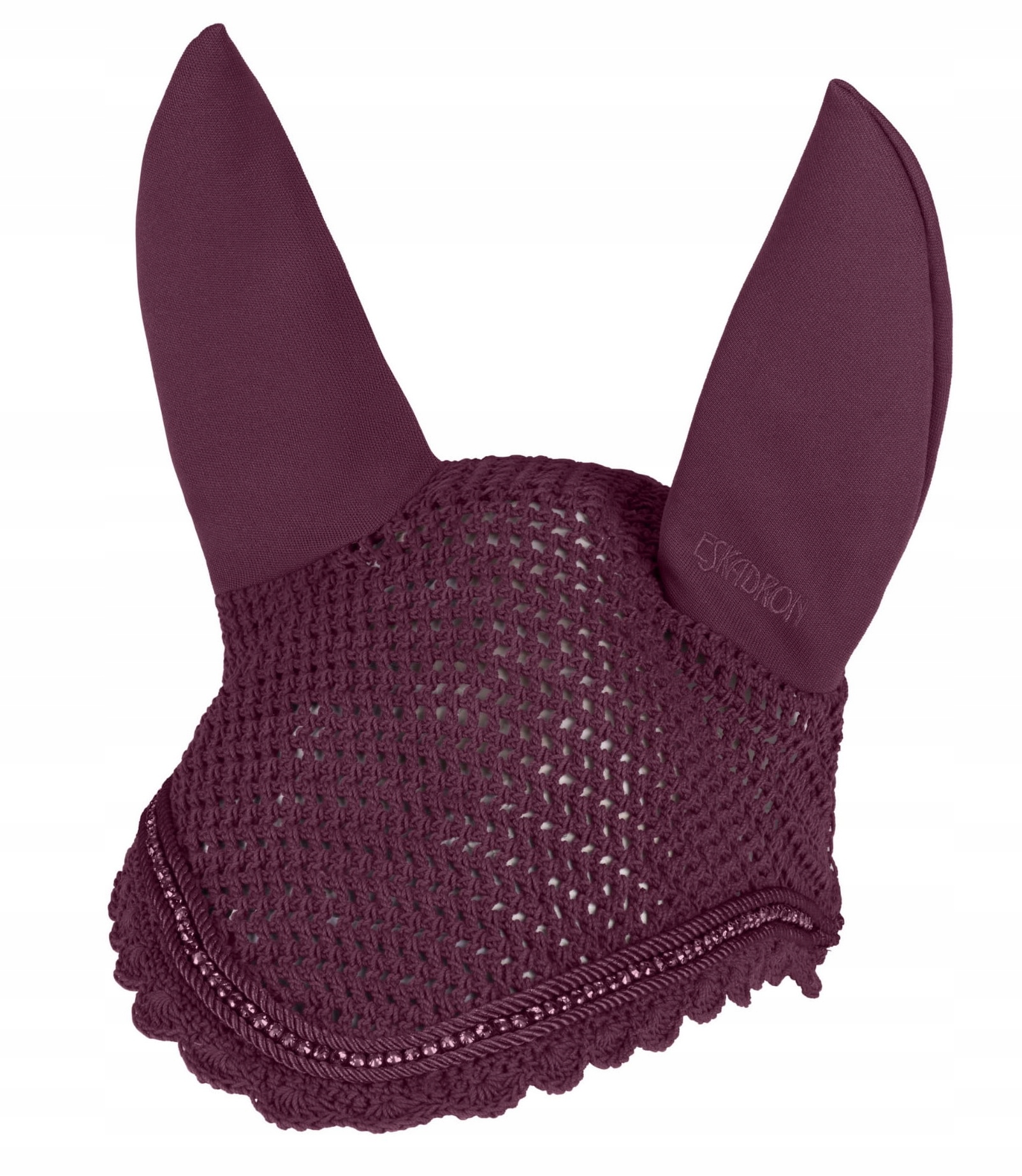 Eskadron nauszniki Crystal Basic Pony bordowy