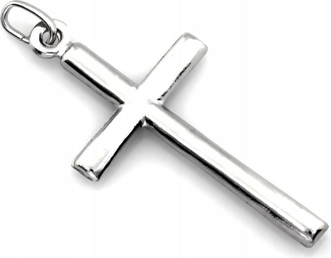 Stříbrný přívěsek křížek 925 na řetízek, jednoduchý vzor, klasický, elegantní