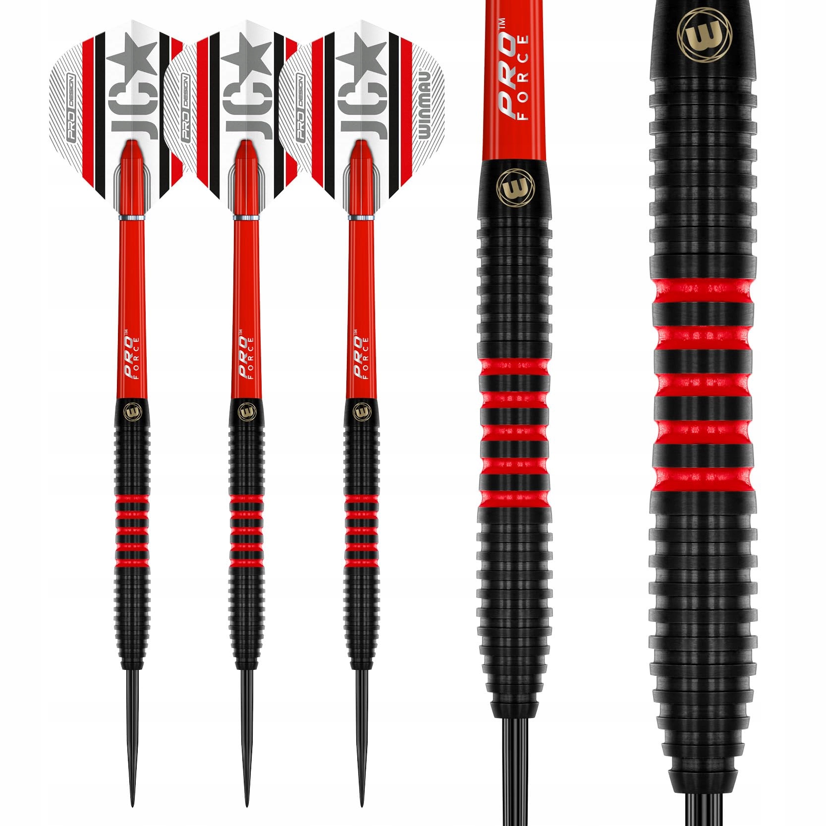 WINMAU Joe Cullen 85% 25G Profesjonalny Zestaw Dartów Z Lotkami I Trzonkami — miniatura 6