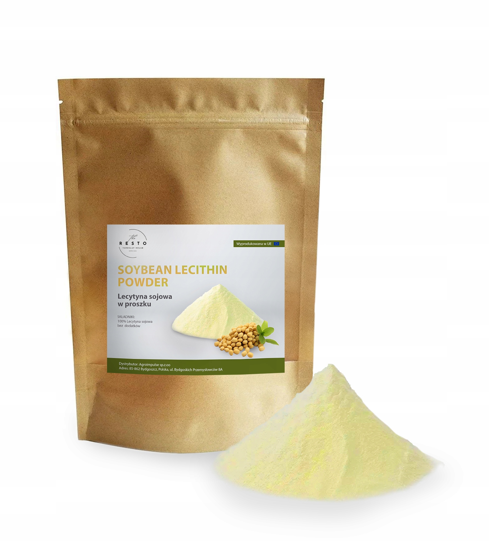 Levně Sójový Lecitin V Prášku 100% čistý Bez Gmo 1KG