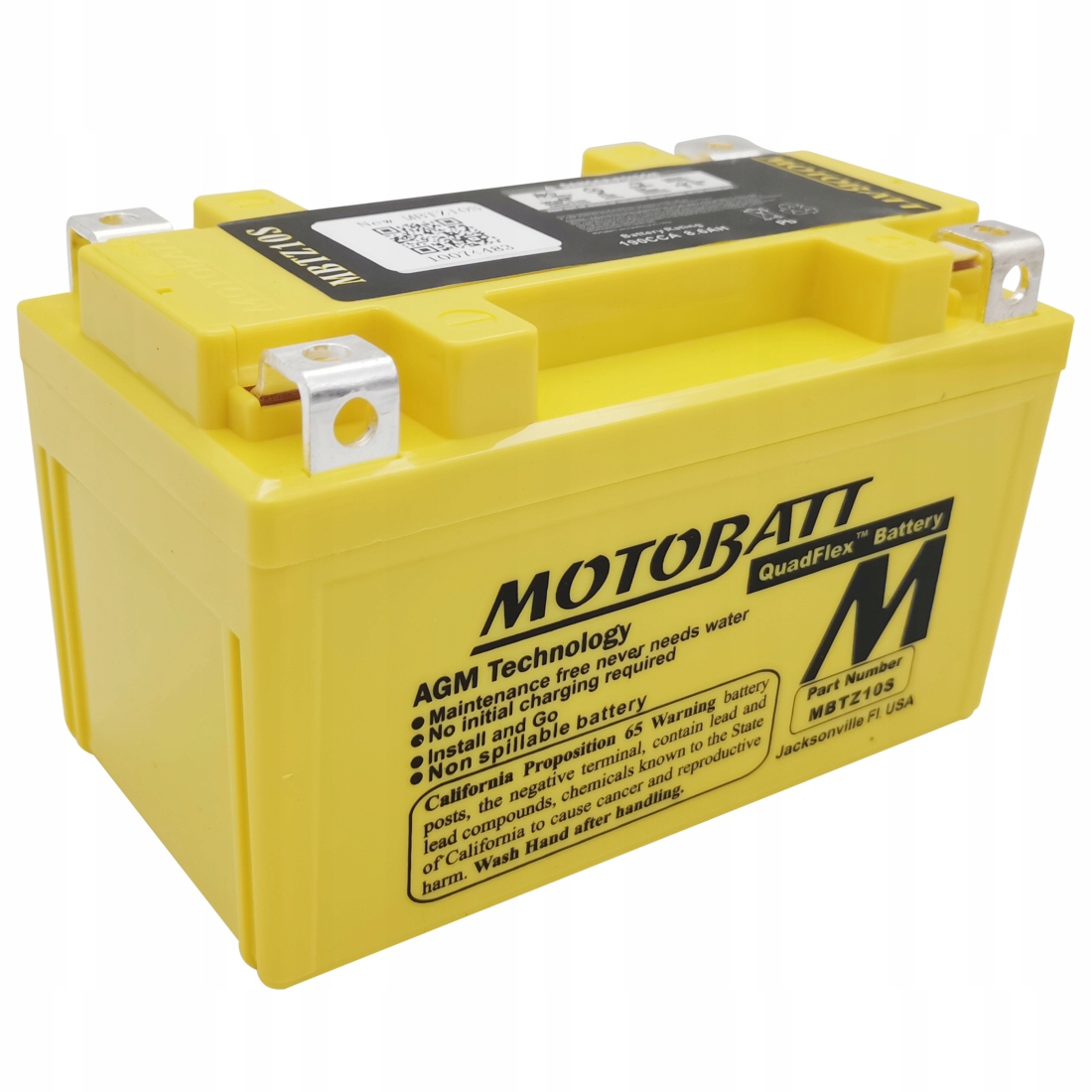 

Akumulator MotoBatt MBTZ10S Agm Gel 12V Cca 8,6Ah