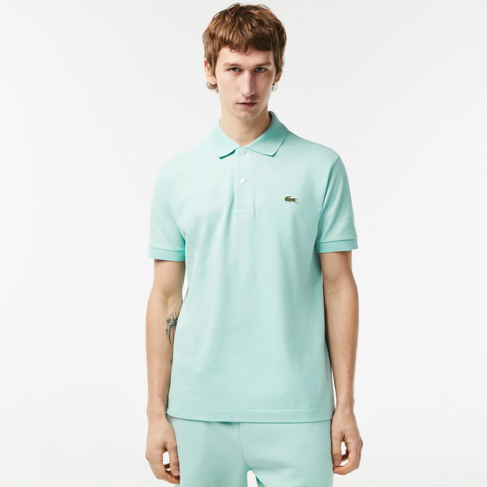 Lacoste Polokošile Zelené Lgf Pastille Mint/Light Green vel. L