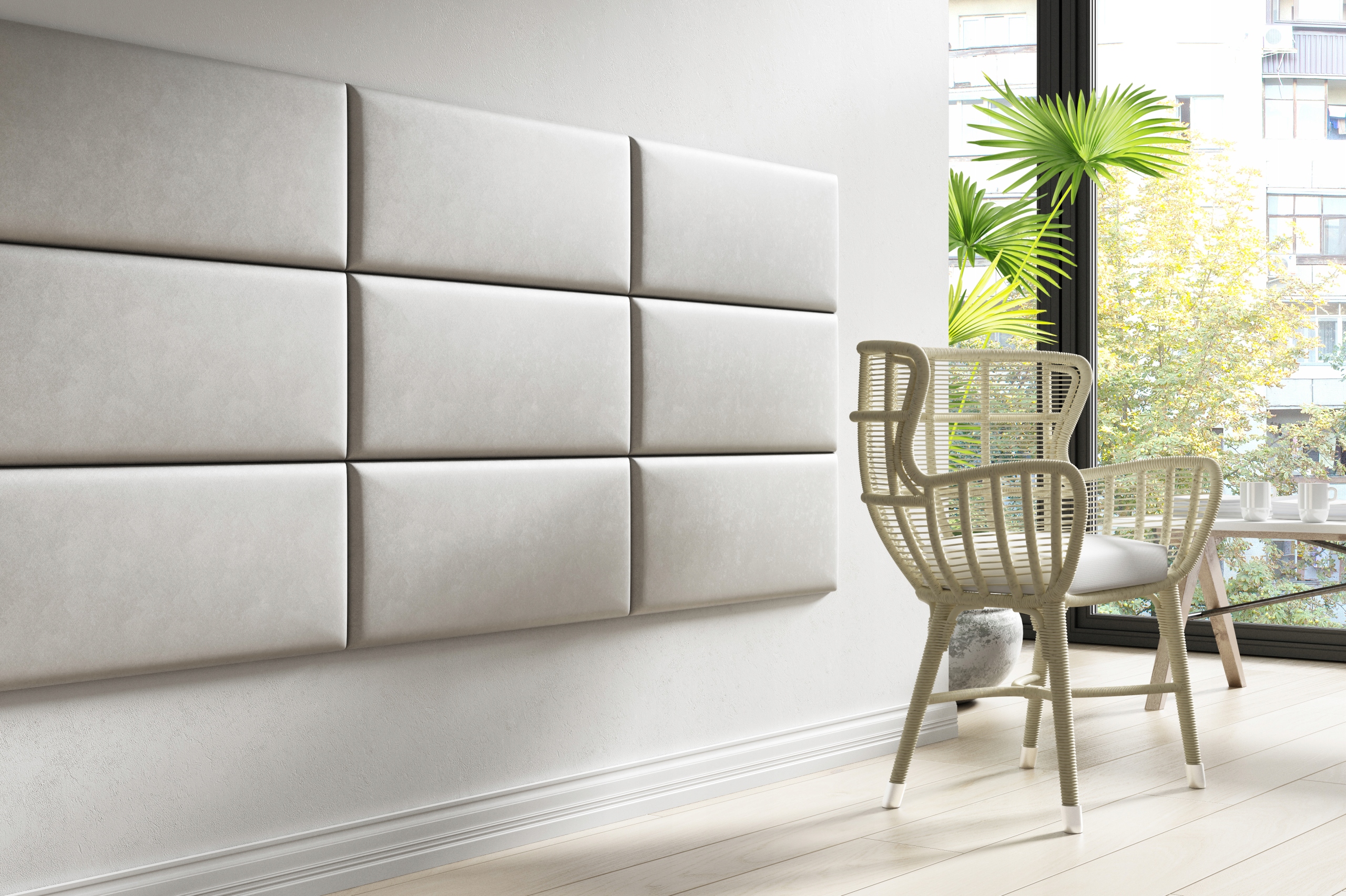 Panele ścienne 70x30 tapicerowany zagłówek