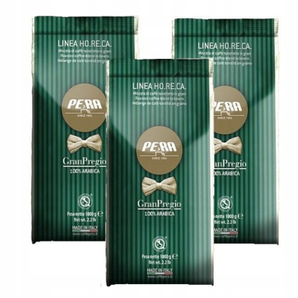 Káva zrnková 100% arabika Pera Gran Pregio italská káva čerstvě pražená 3 kg