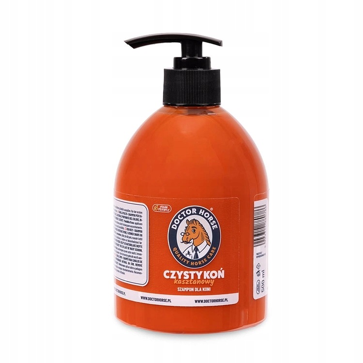 Szampon dla konia Doctorhorse Czysty Koń Kasztanowaty 500ml