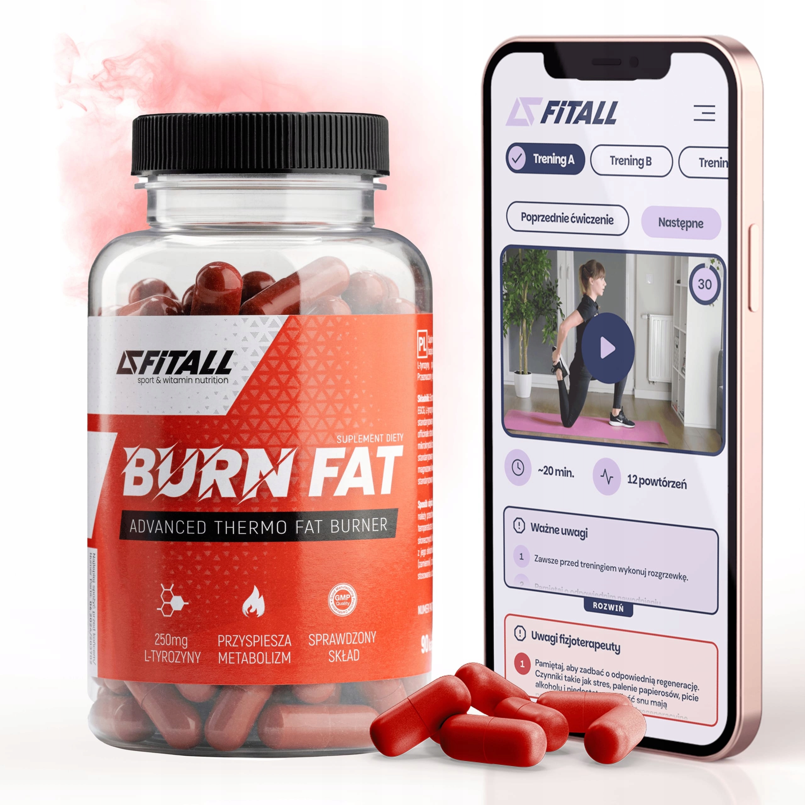 Výkonný Spalovák Břišního Tuku Spalujte Tuky Bonus Trénink Dieta