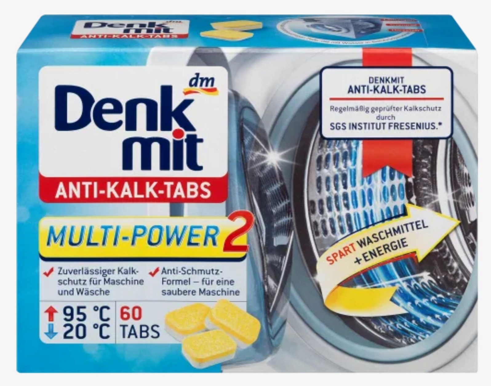 

Denkmit tabletki do czyszczenia pralek 60szt