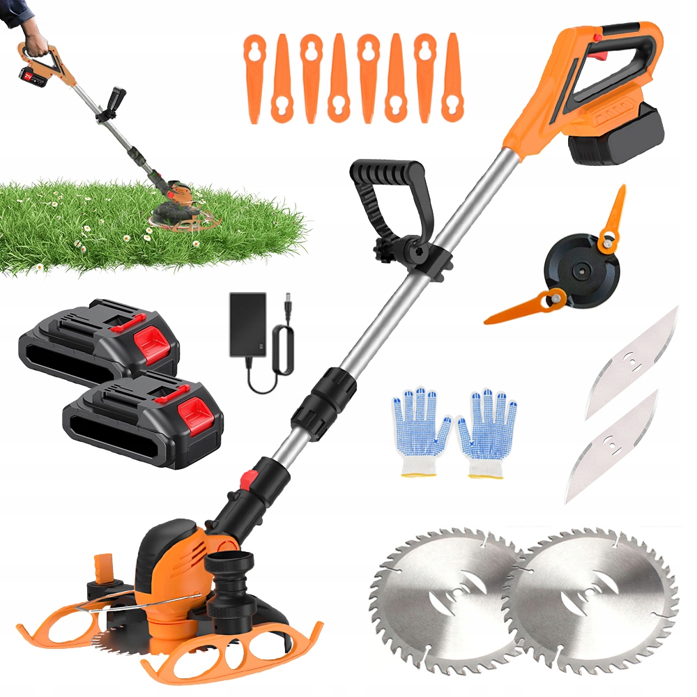 Bezdrátová Vyžínač Sekačka Na Trávu S Kluznými Kolejnicemi