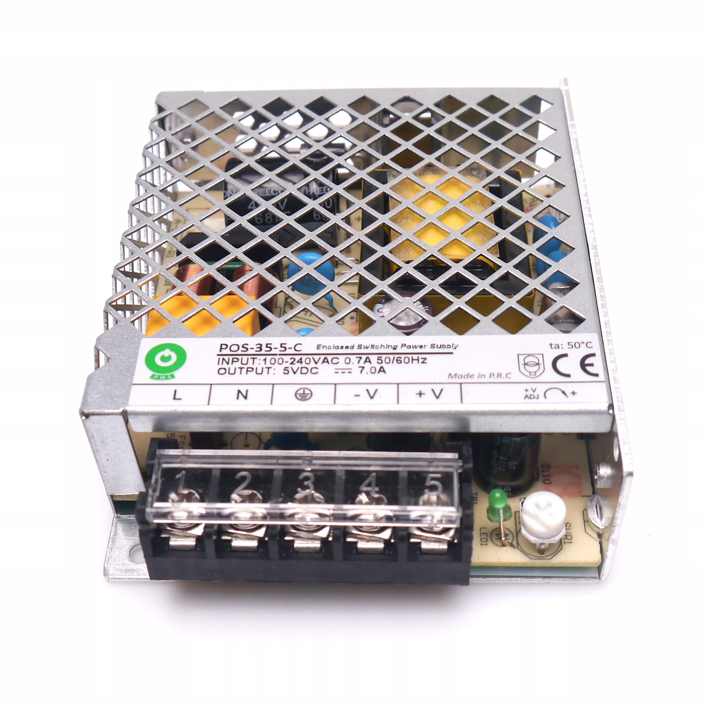 

POS-35-5C Zasilacz impulsowy 5V 7A 35W do Taśm led