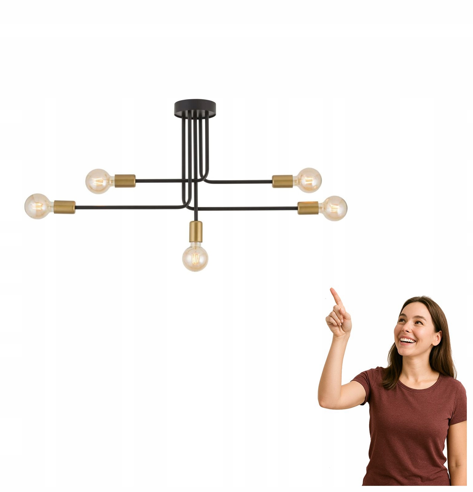 Stropná lampa Gino 5 32382 Sigma Lighting