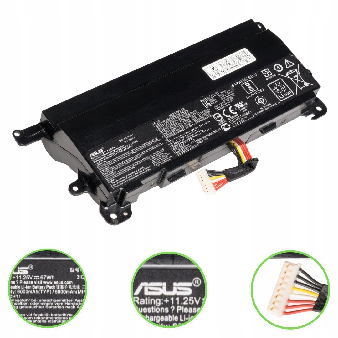 Originál Batéria Asus A32N1511 0B110-00370000