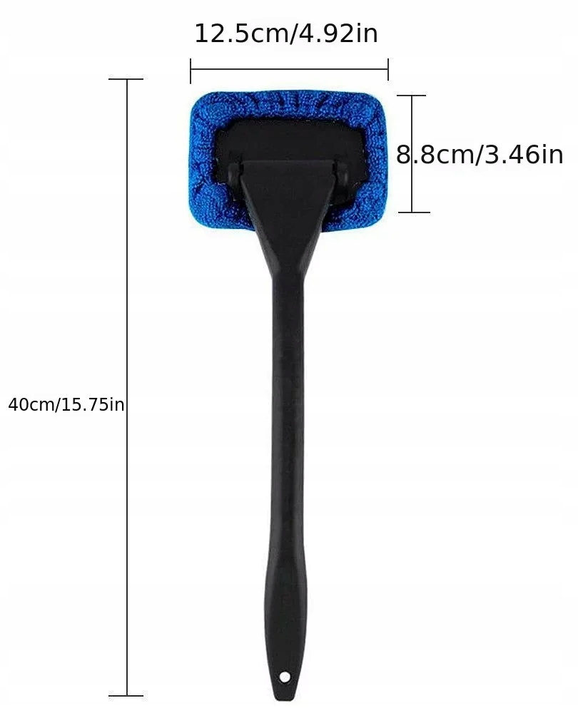 Myjąca szczotka myjka z mikrofibrą do mycia szyb samochodowych długa Stan opakowania oryginalne