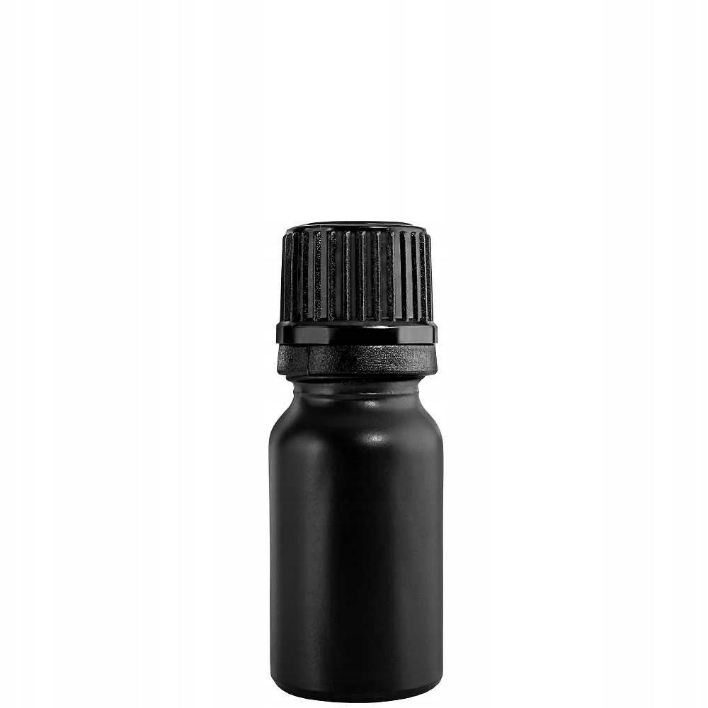 

Butelka szklana 10ml czarna z nakrętką czarną