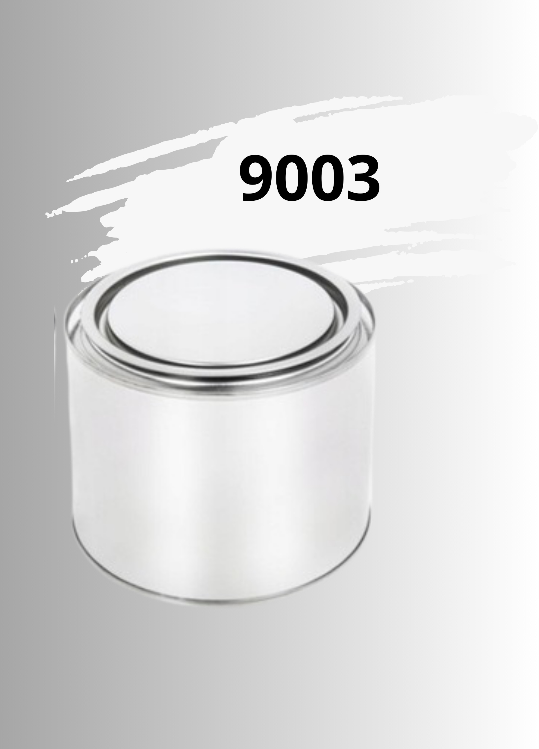 Ral 9003 Lakier Bazowy Baza 2:1 Śnieżno Biały Farba Do Metalu Stali 0,5L