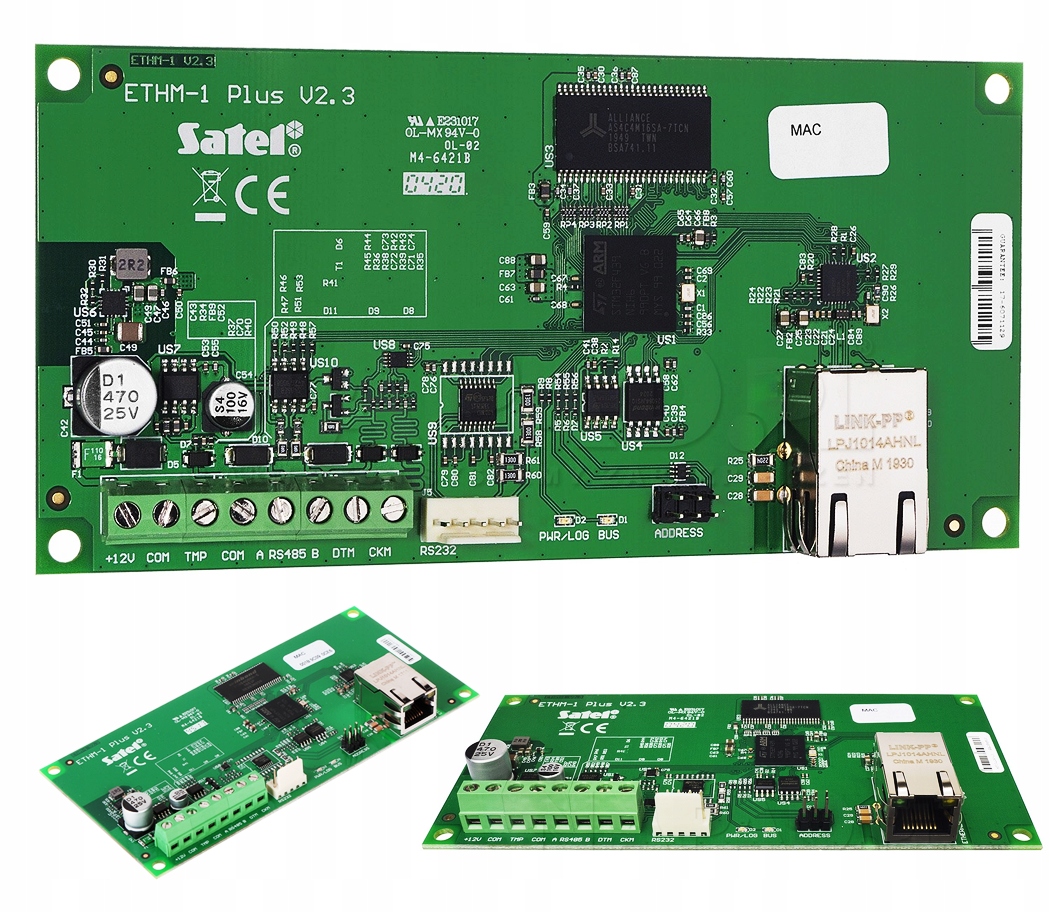ETHM-1 Plus Ethernetowy moduł komunikacyjny Satel