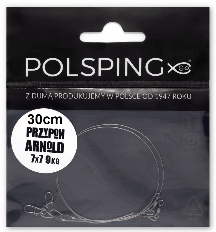 

Przypon Polsping Arnold Surflon 7x7 9kg 30cm 2szt.