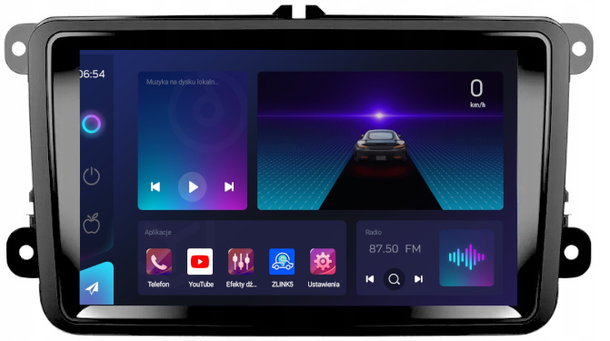 Rádio Android Seat Altea Alhambra Gps Bt Wifi Usb 4GB 64GB Modem Sim