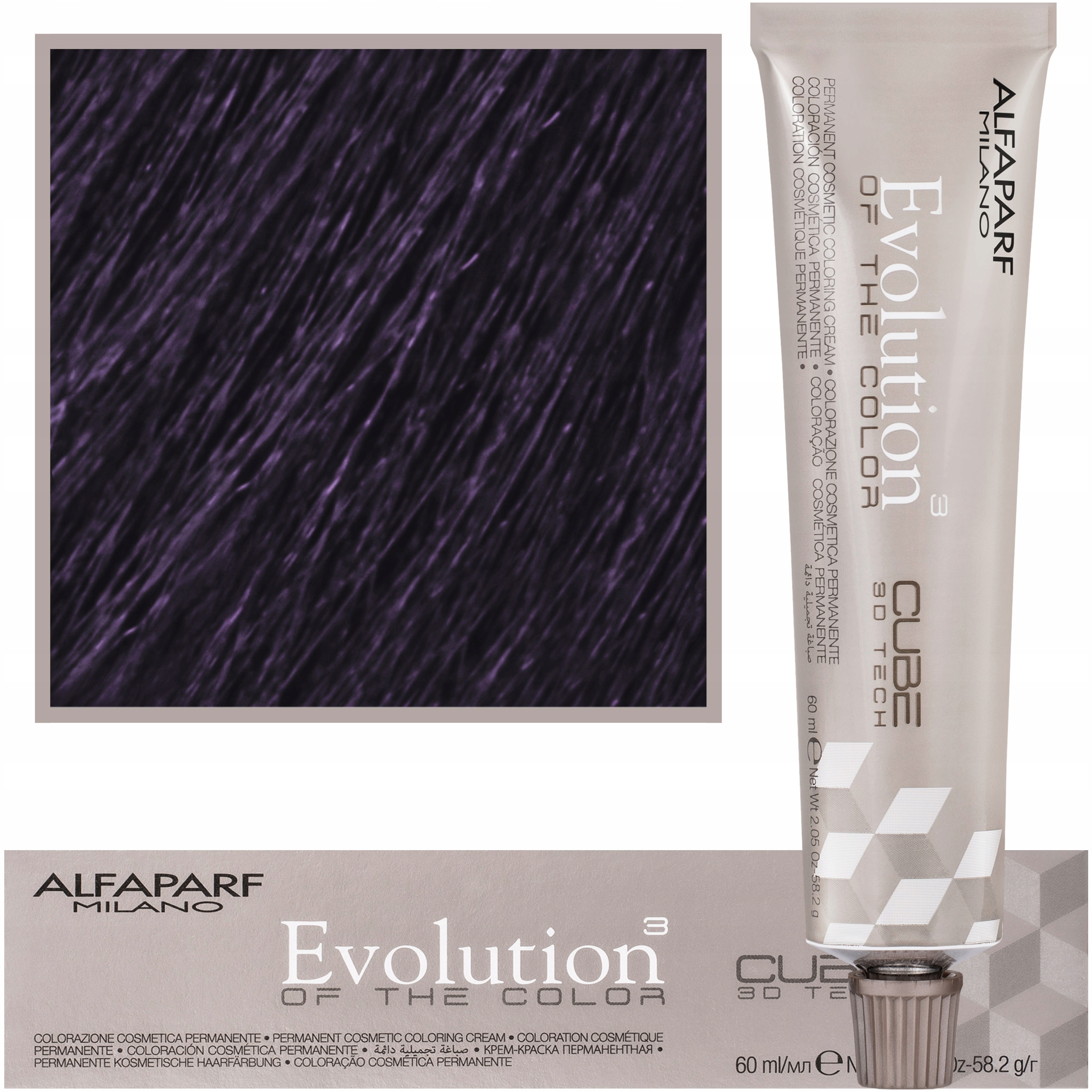 

Farba do włosów Alfaparf Evolution kolor 5,22 60ml