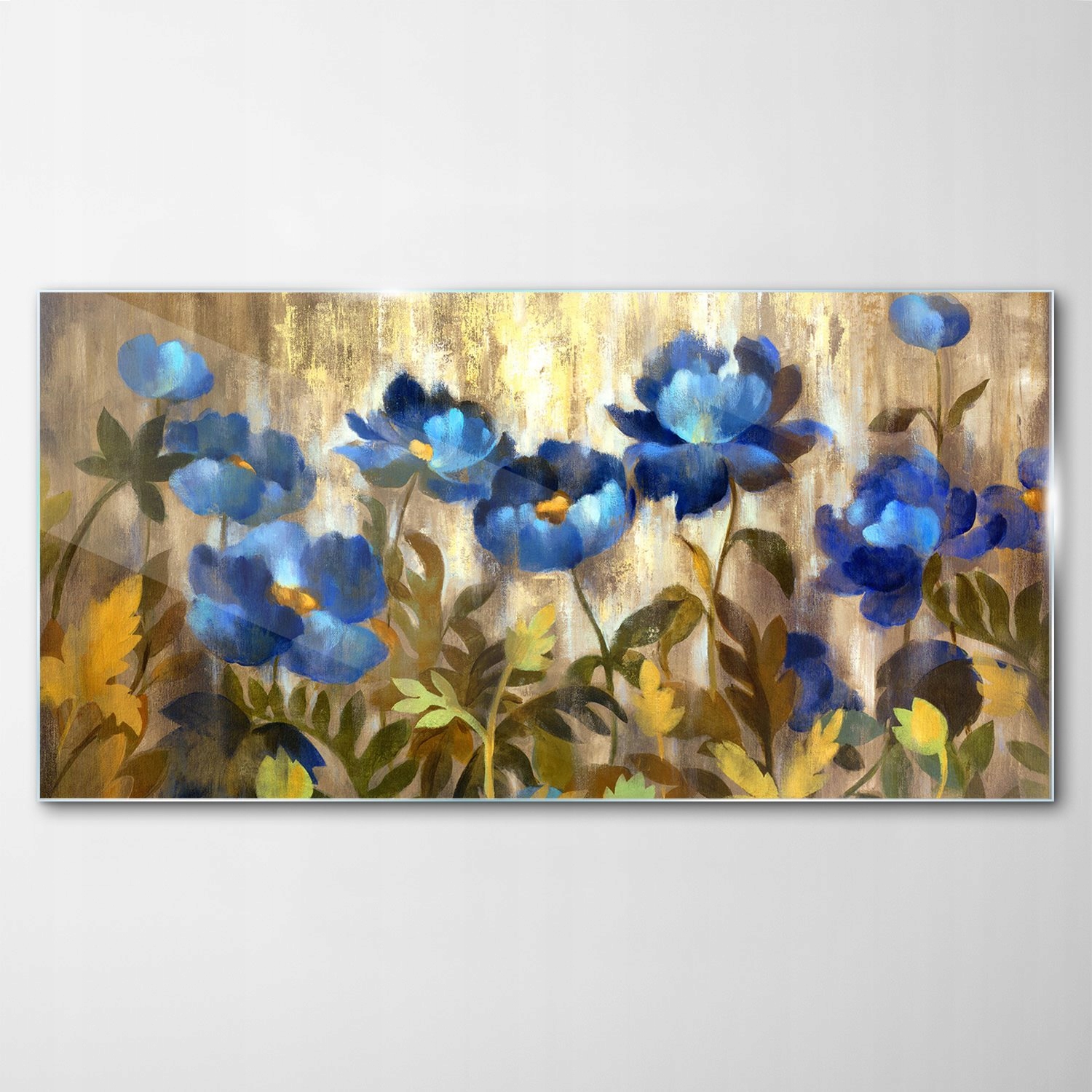 

Hartowany Obraz Szklany Abstrakcja Kwiaty 120x60