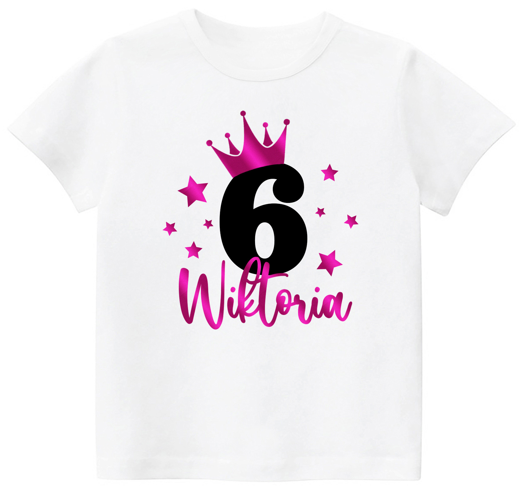 Koszulka URODZINY 6 LAT DOWOLNE IMIĘ r. 122