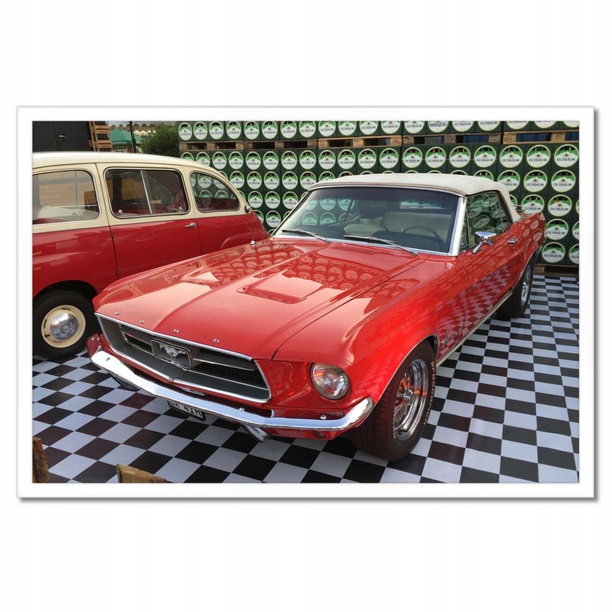 Plakáty v rámu 60x40 Ford Mustang Auto Usa