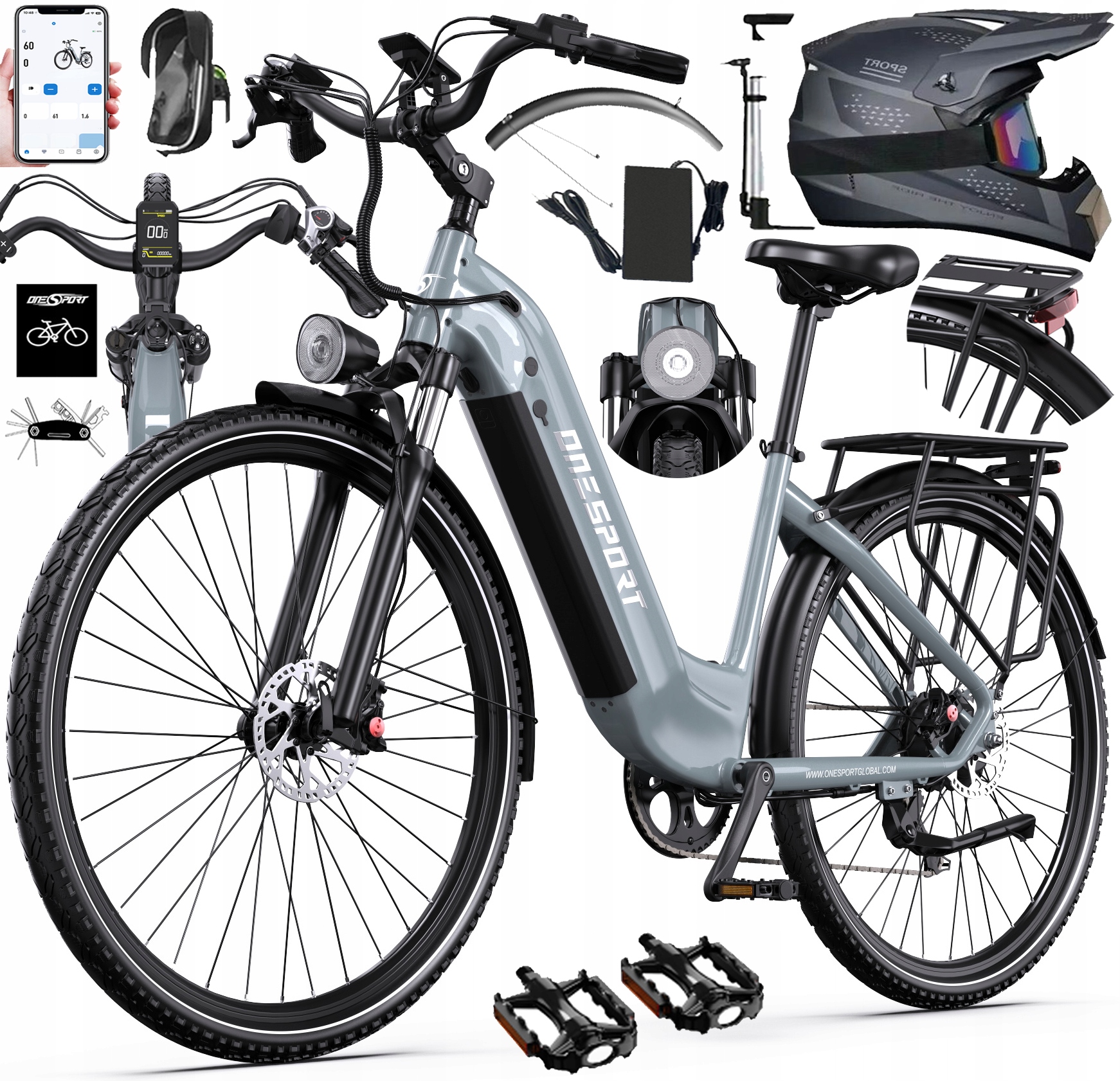 Elektrokolo Onesport OT05 Pro 36V 22.5Ah 140KM 250W Ebike Městský