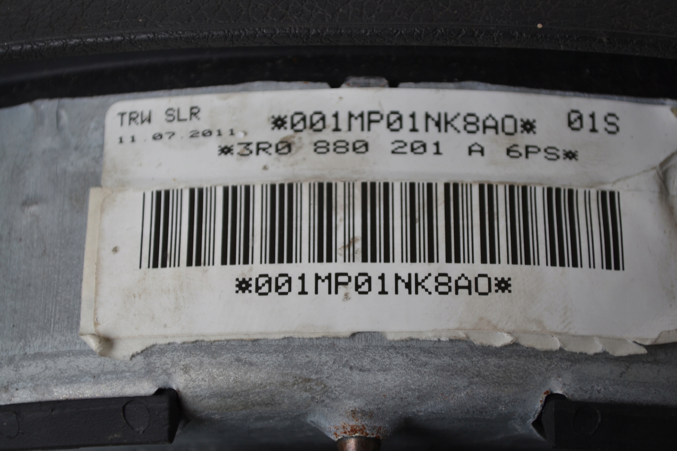 Airbag POWIETRZNA AIR BAG 3R0880201A