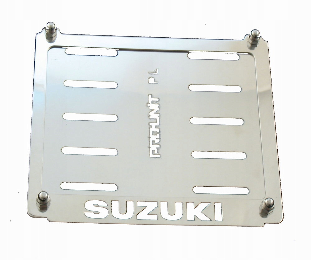 RAMKA TABLICY REJESTRACYJNEJ METALOWA SUZUKI