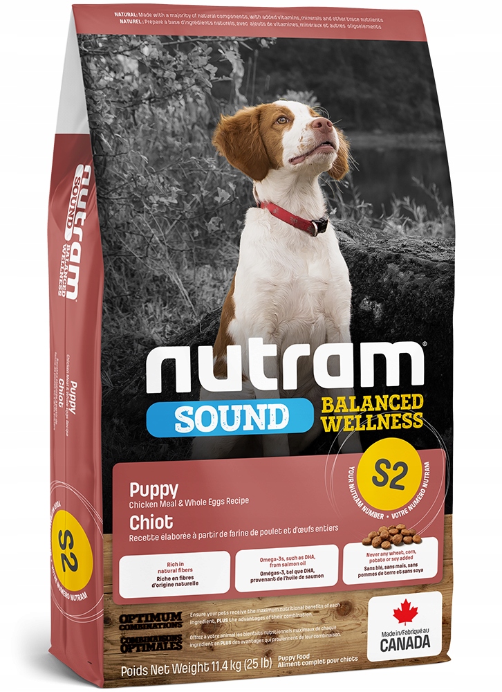 Levně Nutram S2 Sound Puppy Kuřecí maso 11,4 kg krmivo pro suchá štěňata a mladé psy