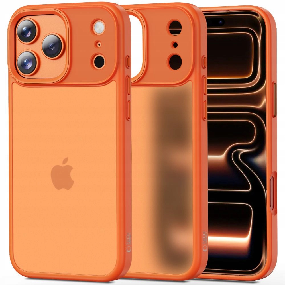 Etui do iPhone 17 Pro Tech-Protect MagMat pomarańczowe