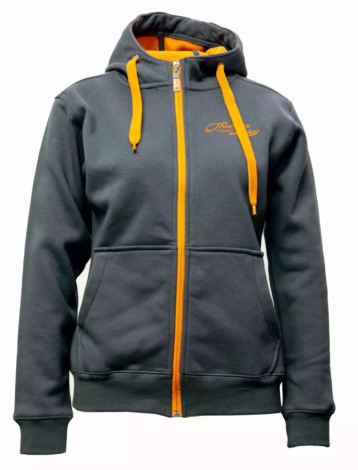 Dámska mikina s kapucňou Thunderbike Classic Vintage šedá M