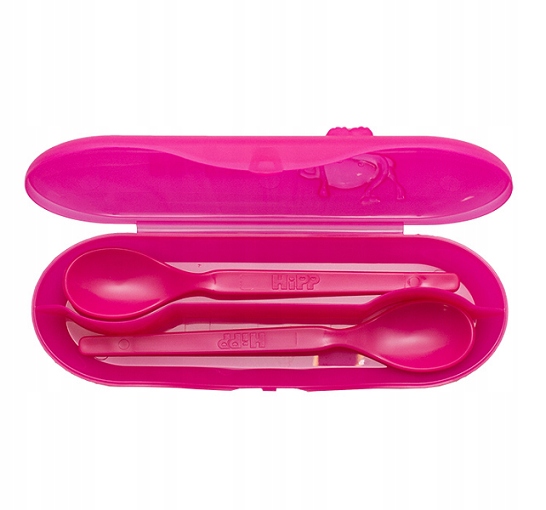 

HiPP 2 Łyżeczki Różowe w praktycznym etui