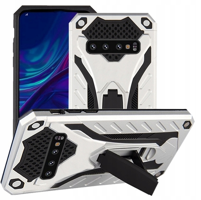 

Etui Pancerne Do Samsung S10 Mocne Bumper+folia